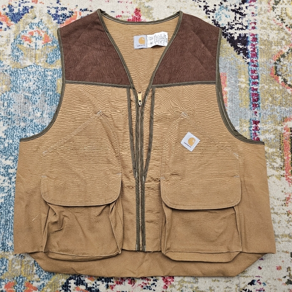 Carhartt Other - Vintage Carhartt Utility Canvas Hunting Vest Mens 2XL XXL Made In USA
